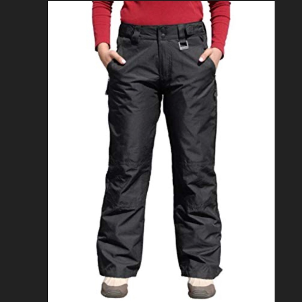 Ocean & Earth 736283 Black Water Resistant Ski Snow Board Pants Womens XS  GUC